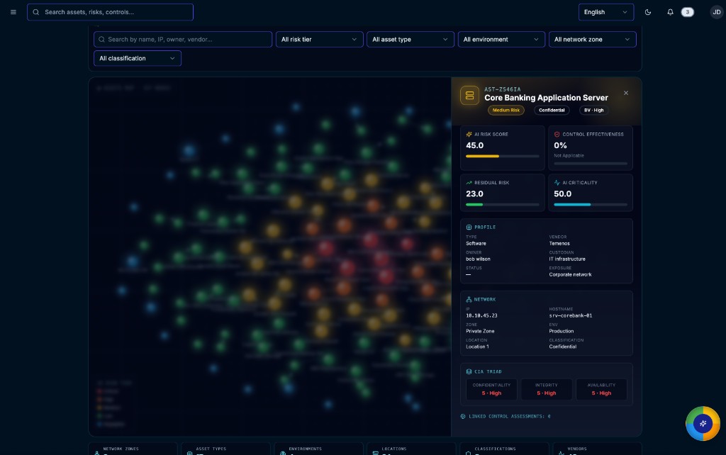 Asset Management module interface